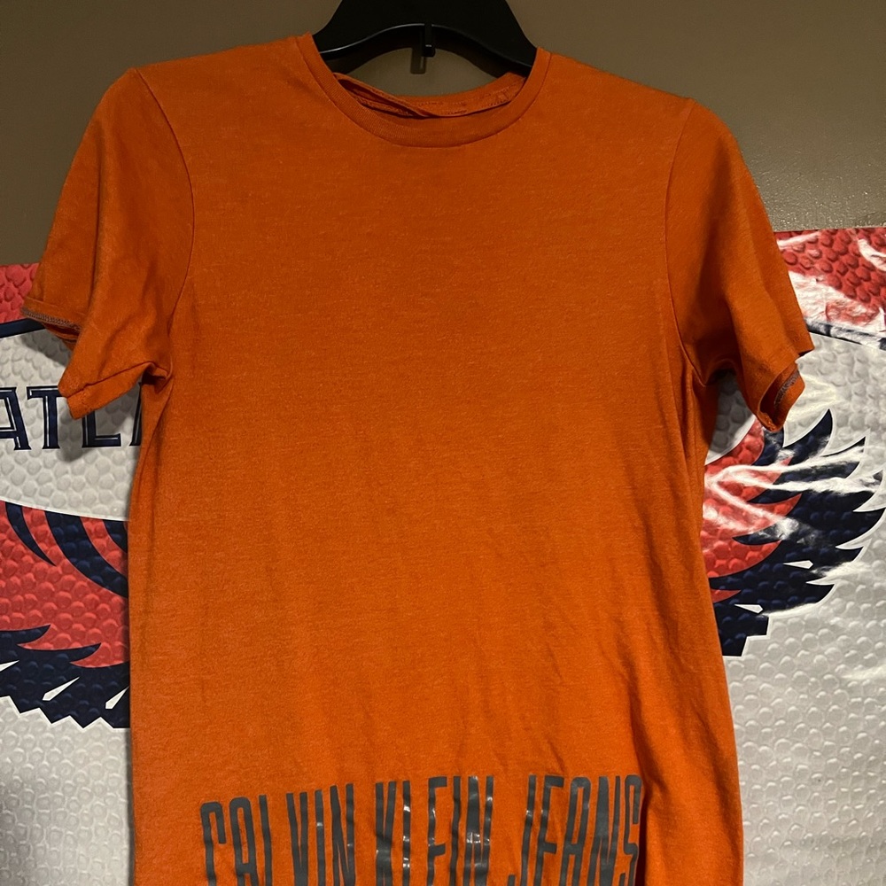 Calvin Klein boys short sleeve shirt L 14/16